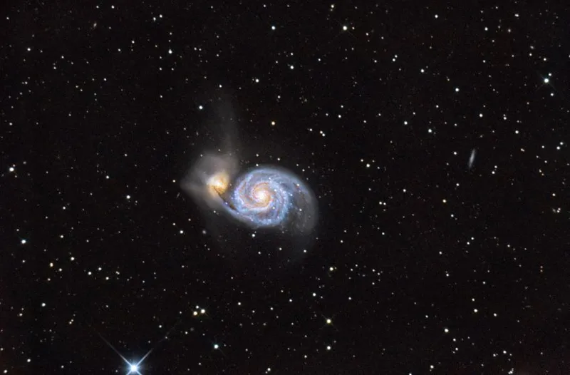 Astrofoto: Whirlpool-Galaxie