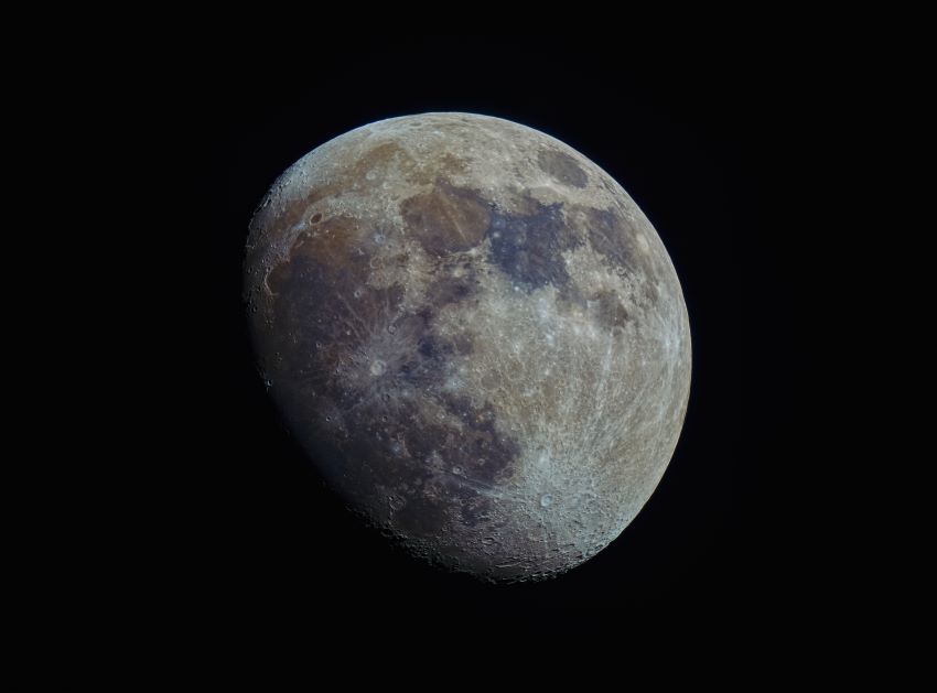 Mond (Mond) — Astrofoto aufgenommen im Allgäu von Merlin Gail